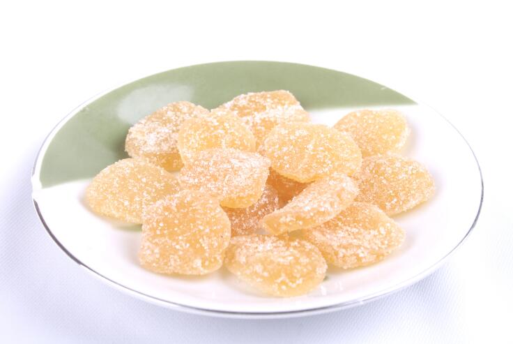 crystallized ginger specially sliced round shape