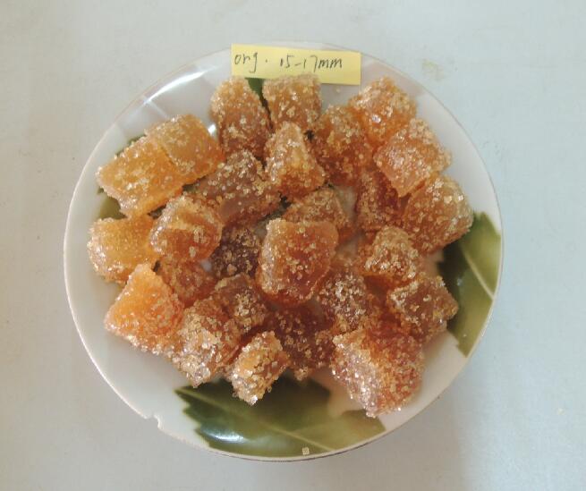 organic crystallized ginger chunk 15-17mm