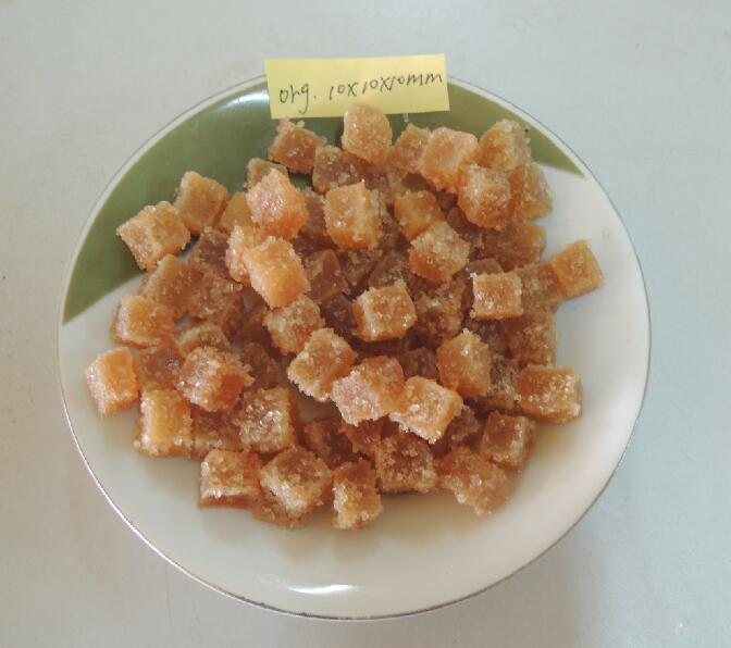 organic crystallized ginger diced 10x10x10mm
